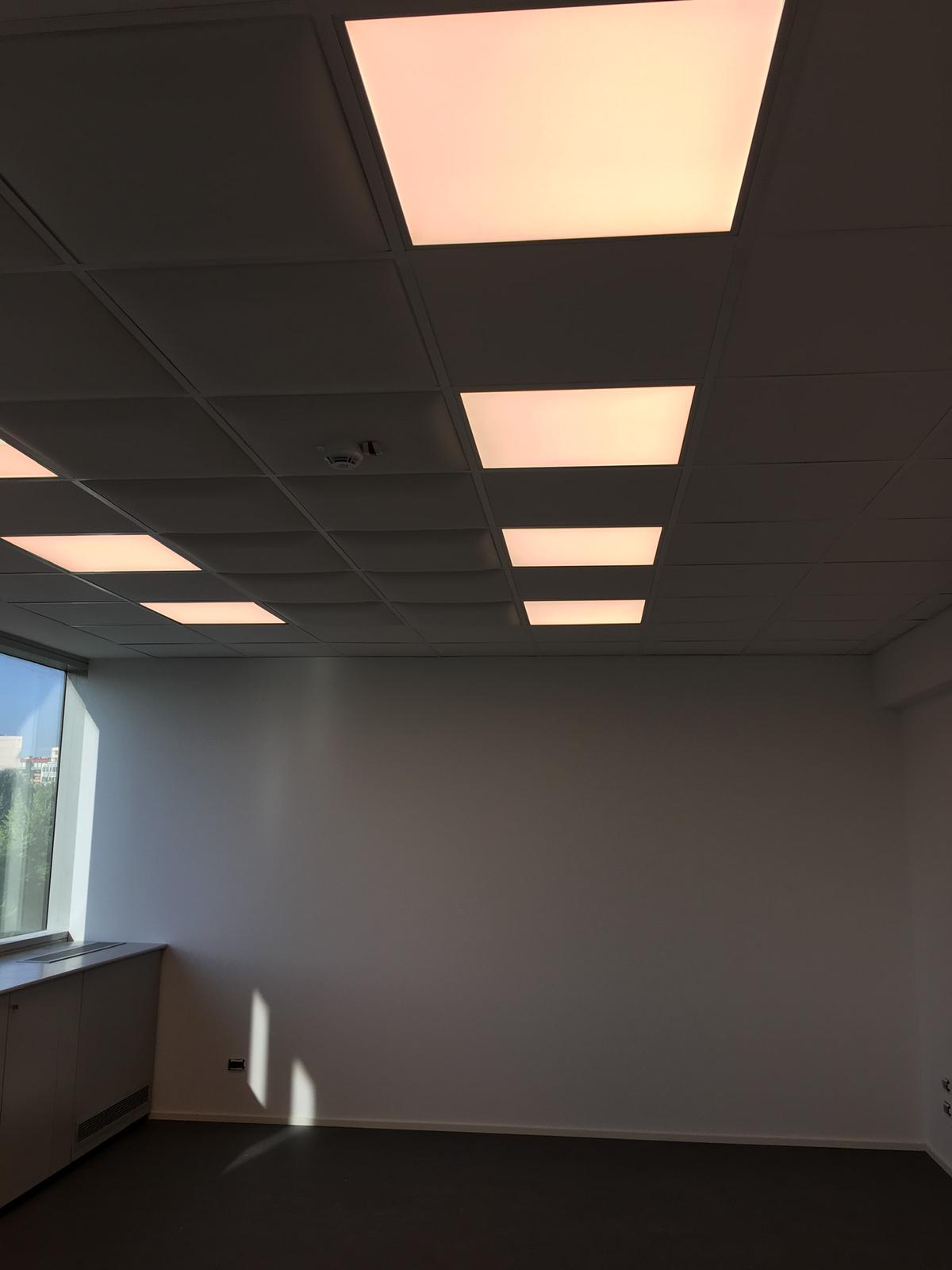 controsoffitto con illuminazione a incasso
