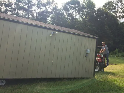 New Shed — Denham Springs, LA — TIC’s Shed Moving Service LLC