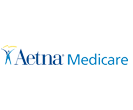 A picture of the aetna medicare logo on a white background.