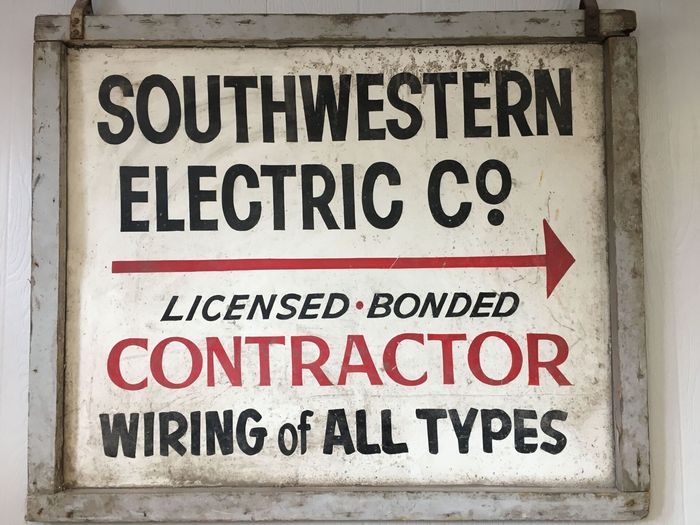 Southwestern electric company signage — Saint Louis, MO — Southwestern Electric Company Inc.