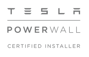 Tesla Powerwall Certified Installer logo on white background