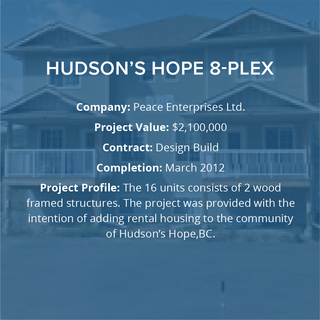 hudson's hope 8-plex