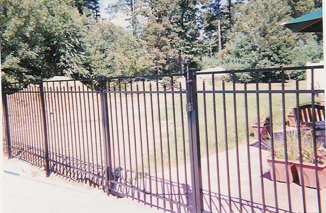 Black aluminum fence — Fence panels in Bridgewater, MA