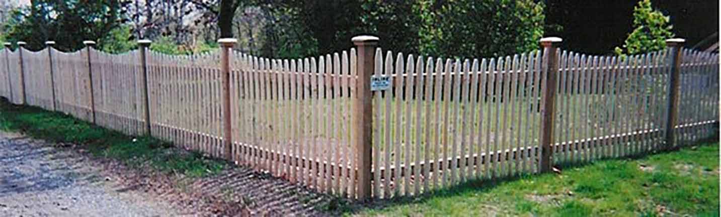 Wooden Fence Construction — Fencing supplies in Bridgewater, MA