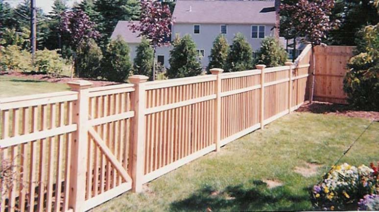 Wooden fence — Potting sheds in Bridgewater, MA