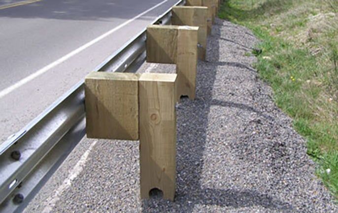 Aluminum Guardrail with wood support — Gravel Boards in Bridgewater, MA
