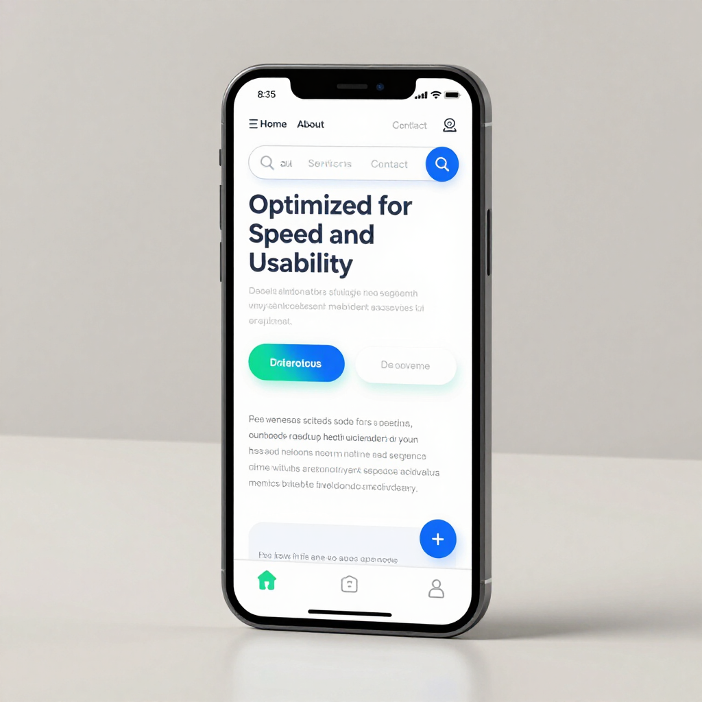 Quatre smartphones présentés côte à côte, l'un avec un écran d'accueil et l'autre affichant un écran de configuration « Bonjour ».
