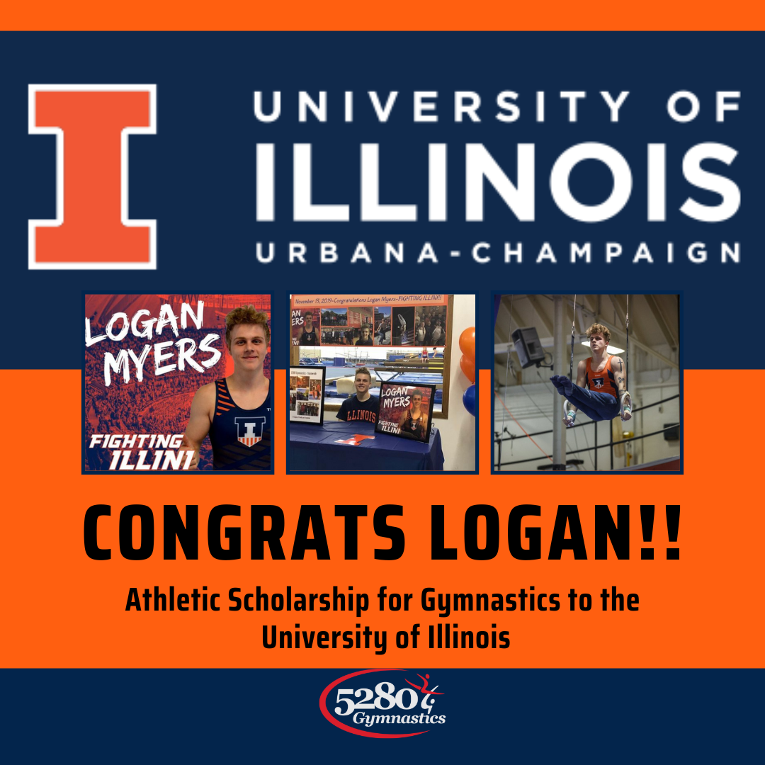 University of illinois congratulates logan on his athletic scholarship