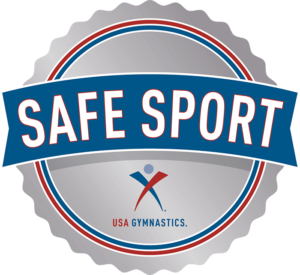 The logo for safe sport usa gymnastics