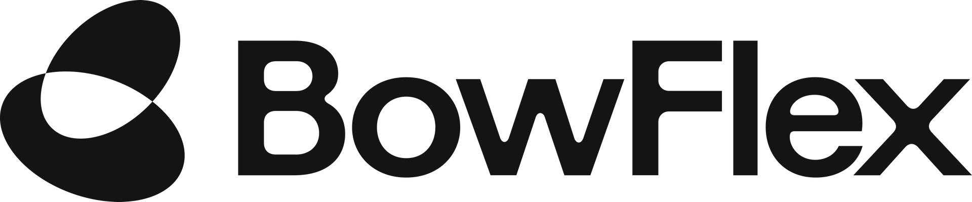The BowFlex logo, featuring a stylized black icon next to the word "BowFlex" in a bold, sans-serif font.