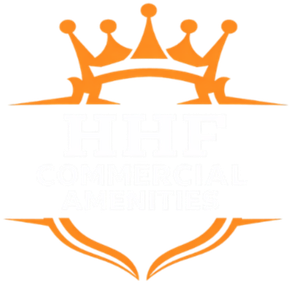 An orange stylized crown graphic above a curved, decorative border on a white background.