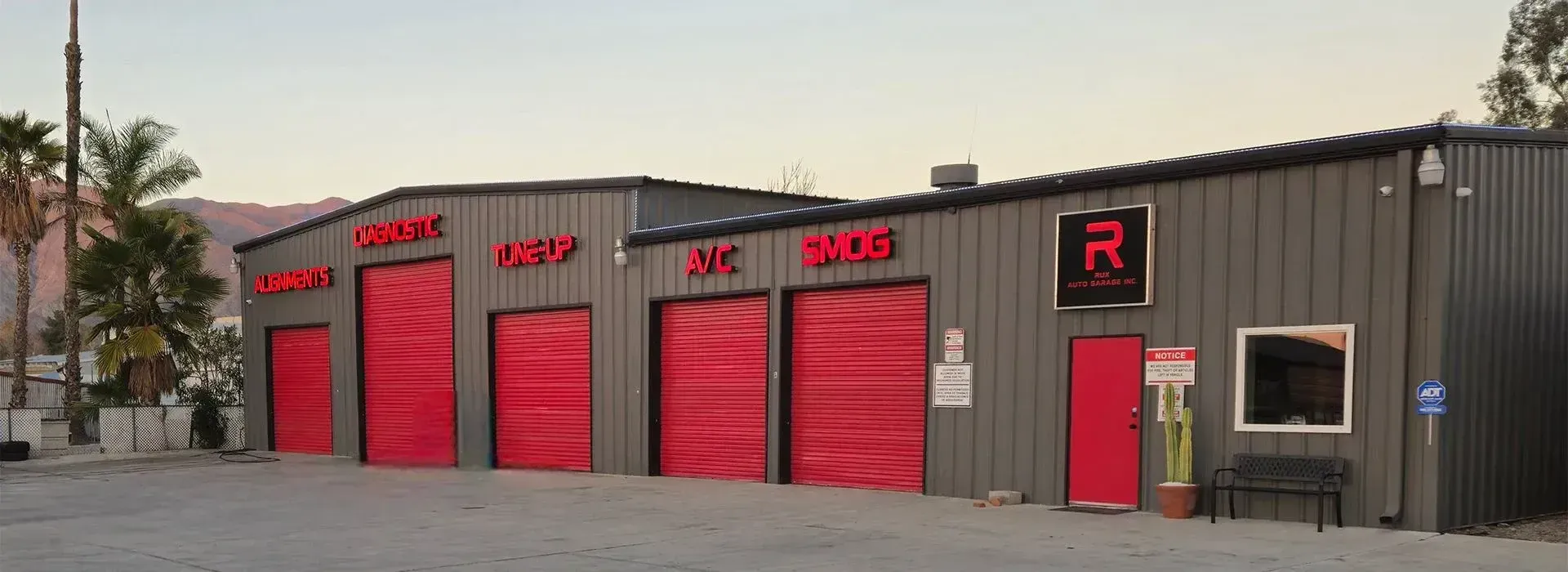 Outside of our Shop | Rux Auto Garage Inc