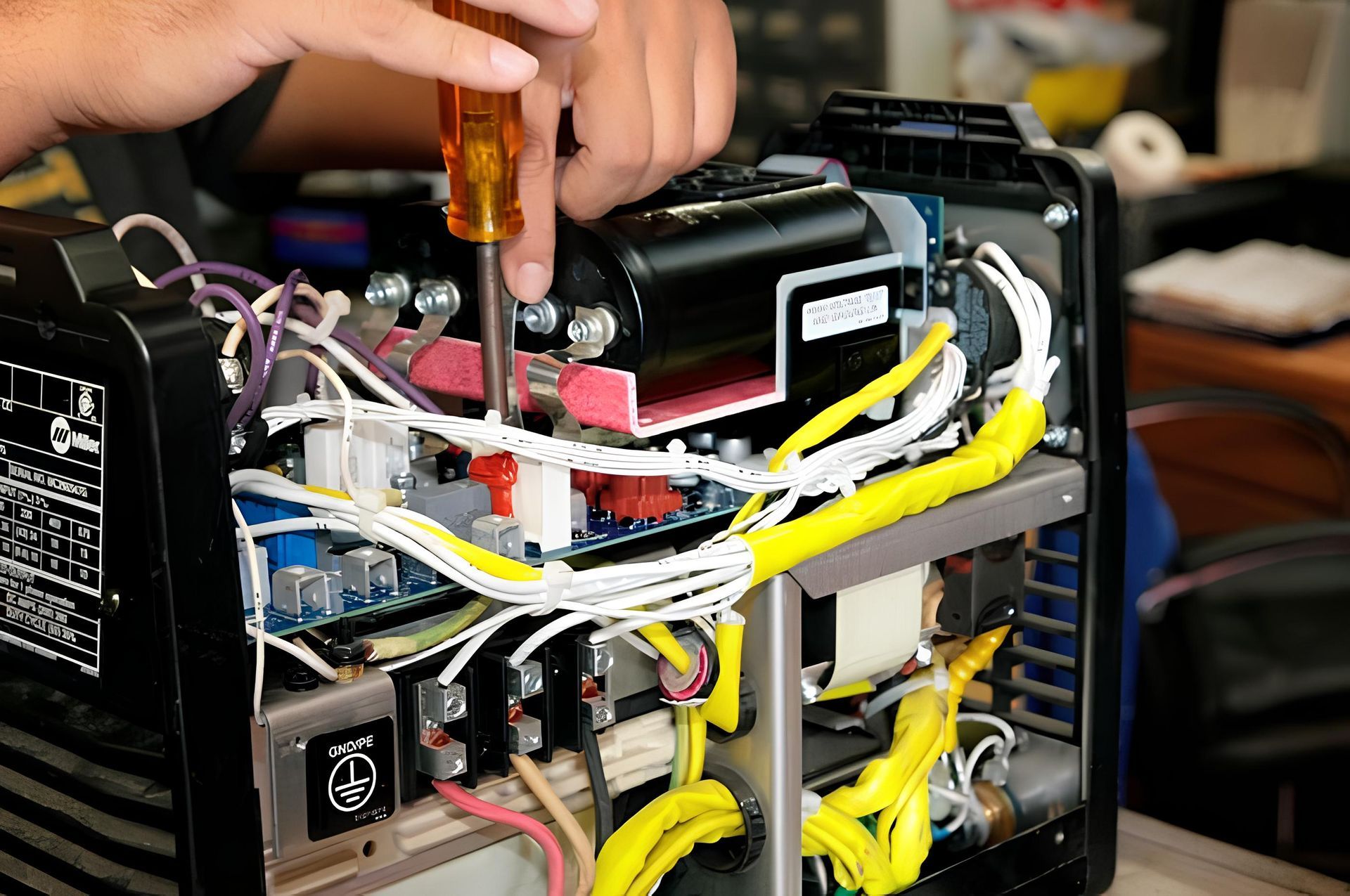 verifica macchinario per saldatura