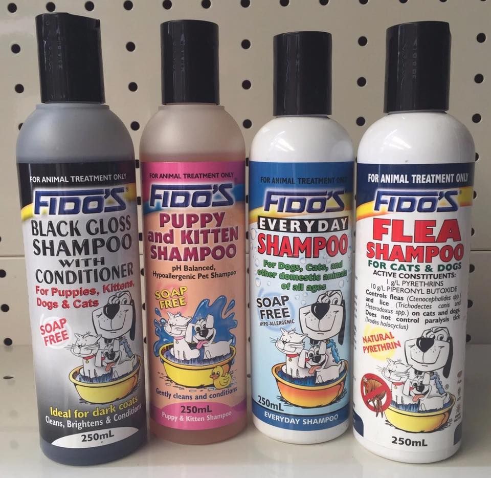Fido's Range Of Shampoos - Pet Supplies in Mackay