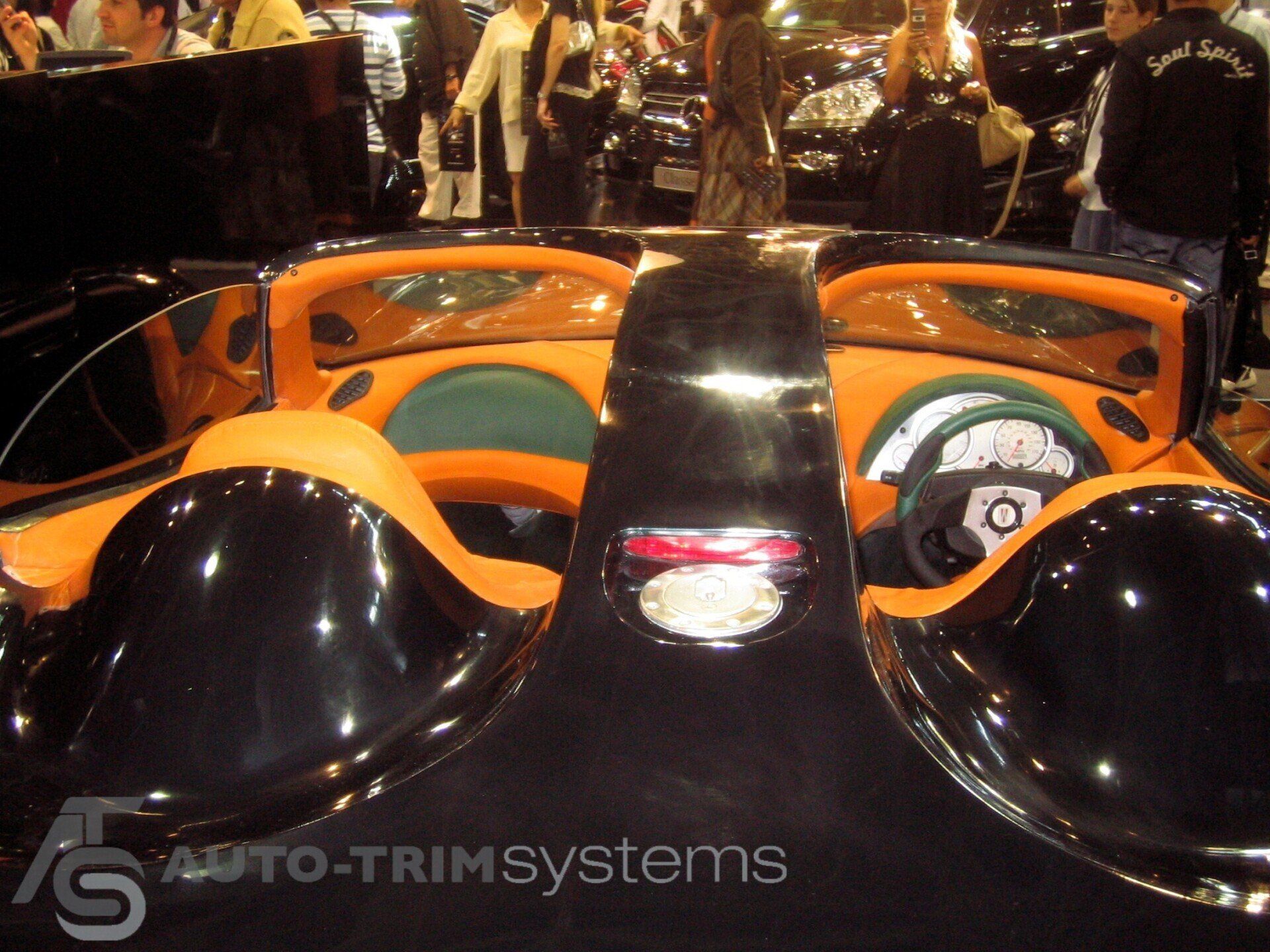 Concept vehicle by Trident Performance with bespoke orange leather interior