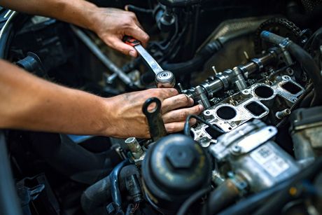 Mechanic Doing Car Service — Lynden, WA — Wayne’s Car Care Repair