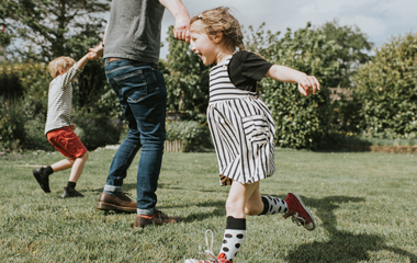 Kids Running in Garden — Gadsden, AL — DR Phillips Law Firm
