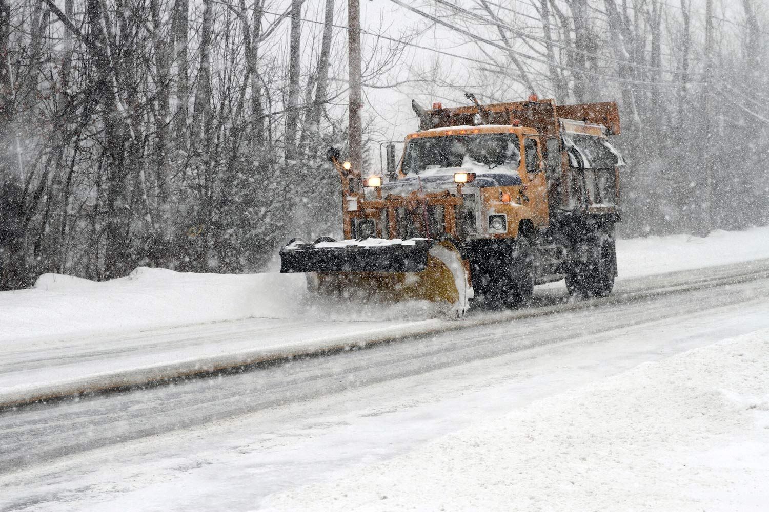 Snow Plowing Service — Kirkwood, NY — ST Landscaping & Excavating