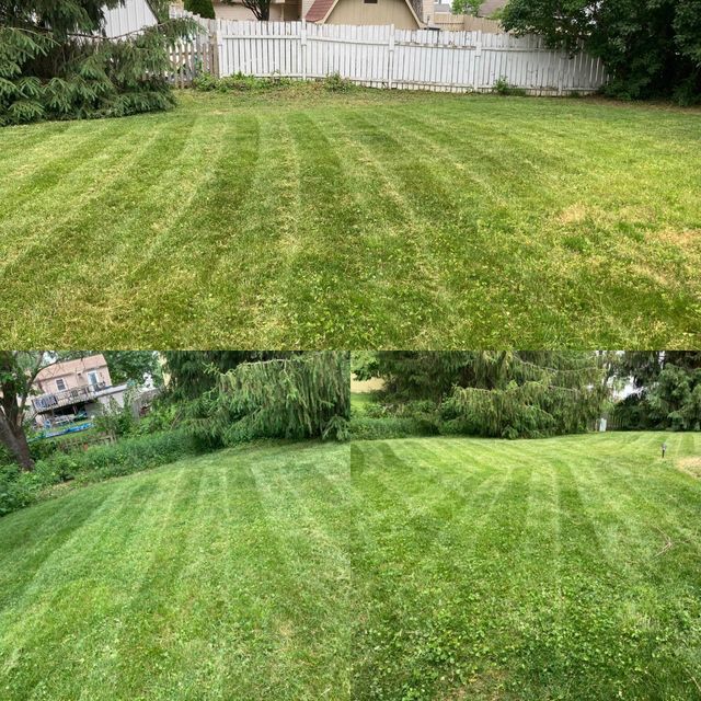 Collaged Image Of A Newly Cleaned Pathways - Columbus, OH - High Grass Lawncare, LLC