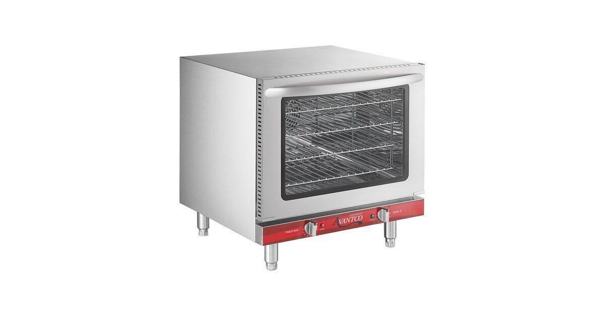 A stainless steel oven is sitting on a white surface.