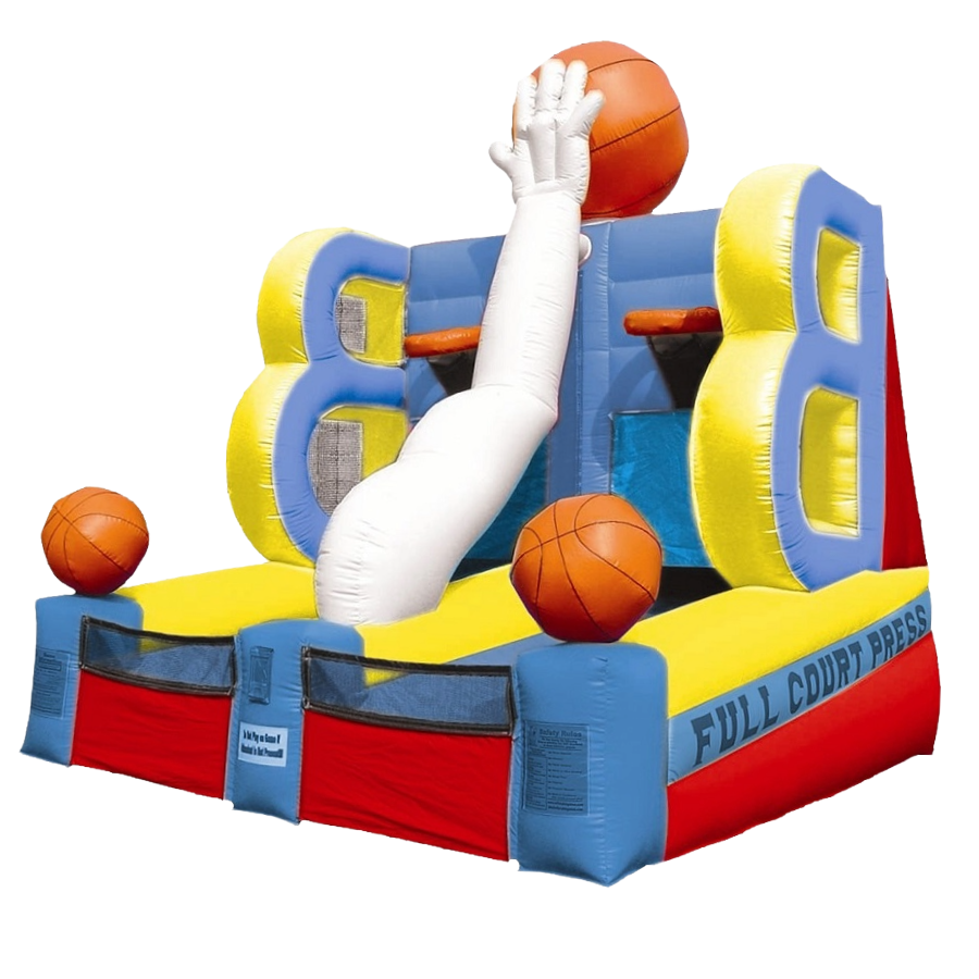 Full Court Press (Basketball) – an inflatable sports game.