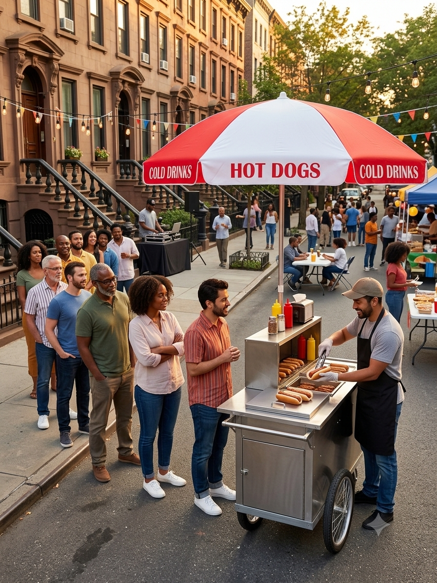 Hot Dog Cart Rental New York City Bronx Manhattan Bronx Queens Long Island Nassau County