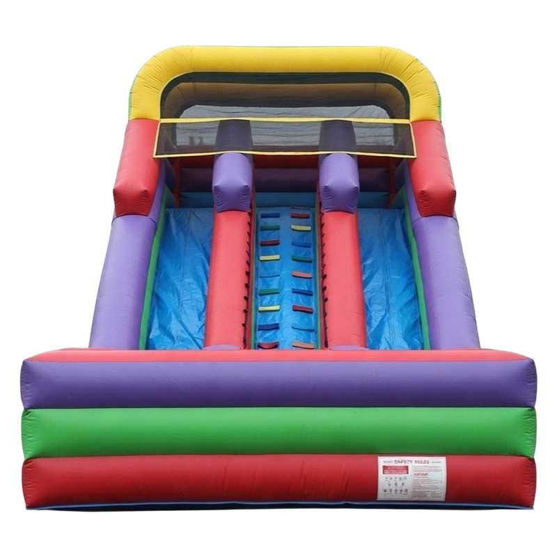 Dual Lane Inflatable Slide