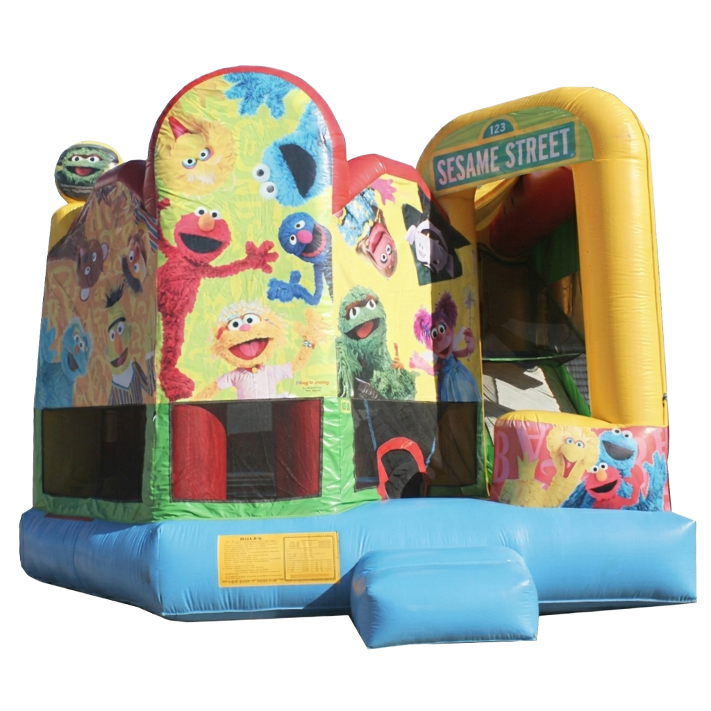 Sesame Street 5 in 1 Interior Slide Bounce House New York City Bronx Manhattan Bronx Queens Long Island Nassau County