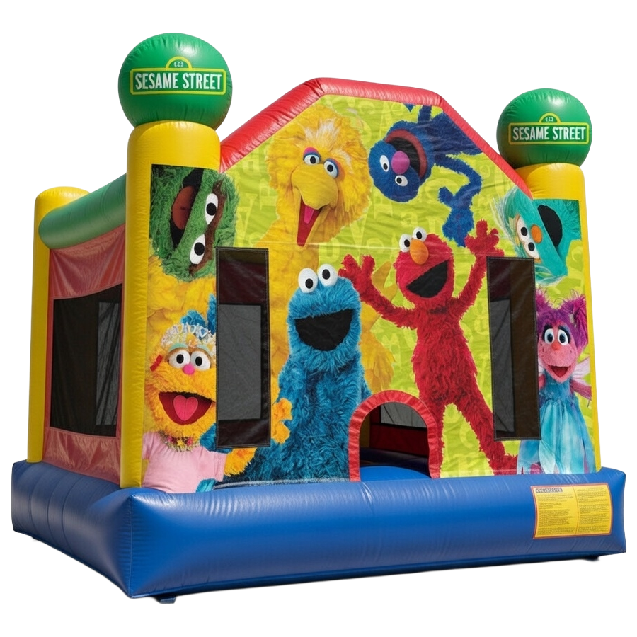 Sesame Street Inflatable Bounce House
