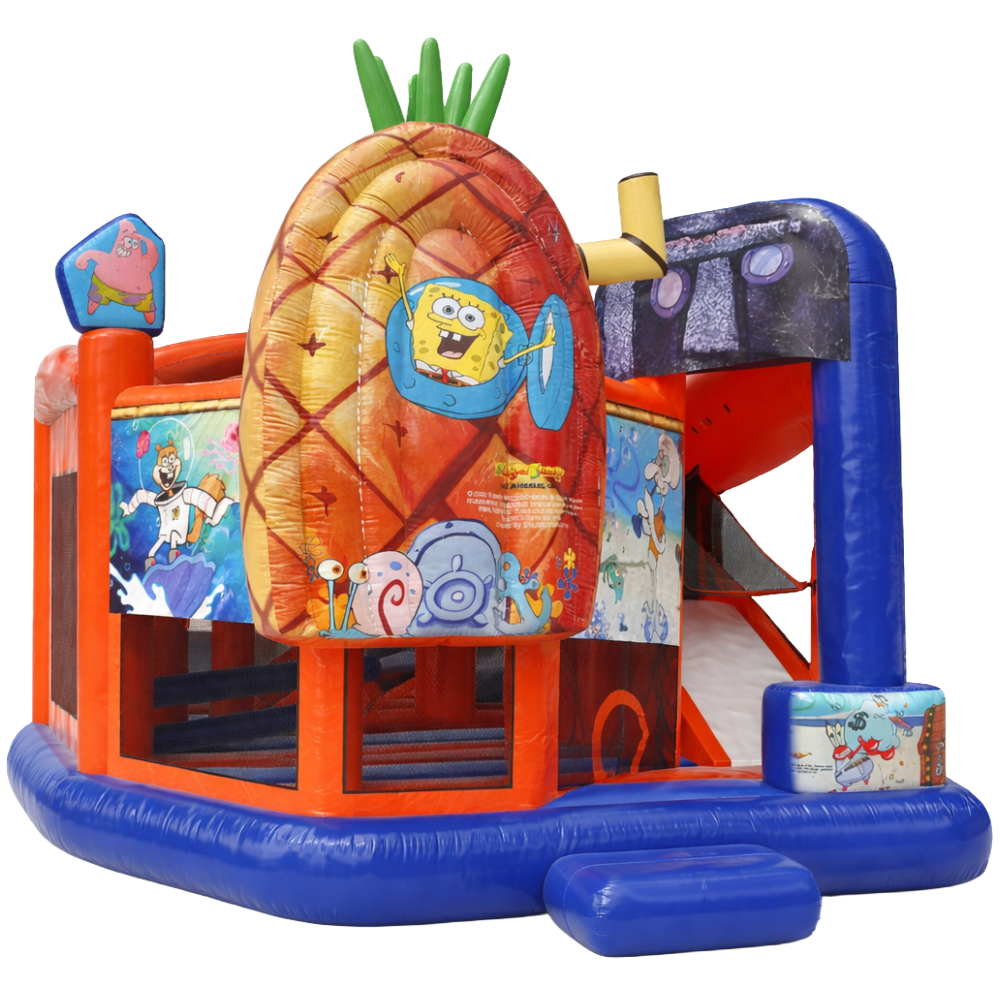 Sponge Bob Square Pants 5 in 1 Interior Slide Bounce House New York City Bronx Manhattan Bronx Queens Long Island Nassau County