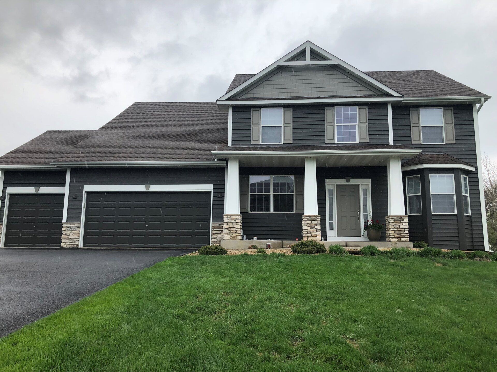 Black Color House — Lakeville, MN — T.K. Painting & Decorating, LLC