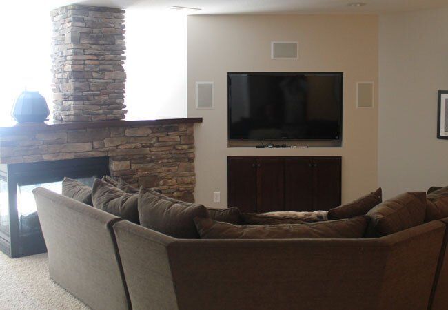 Living Room with Television — Lakeville, MN — T.K. Painting & Decorating, LLC