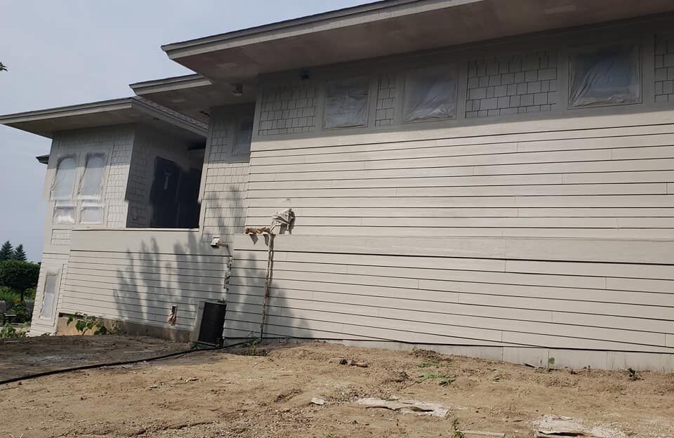 Before Siding — Lakeville, MN — T.K. Painting & Decorating, LLC