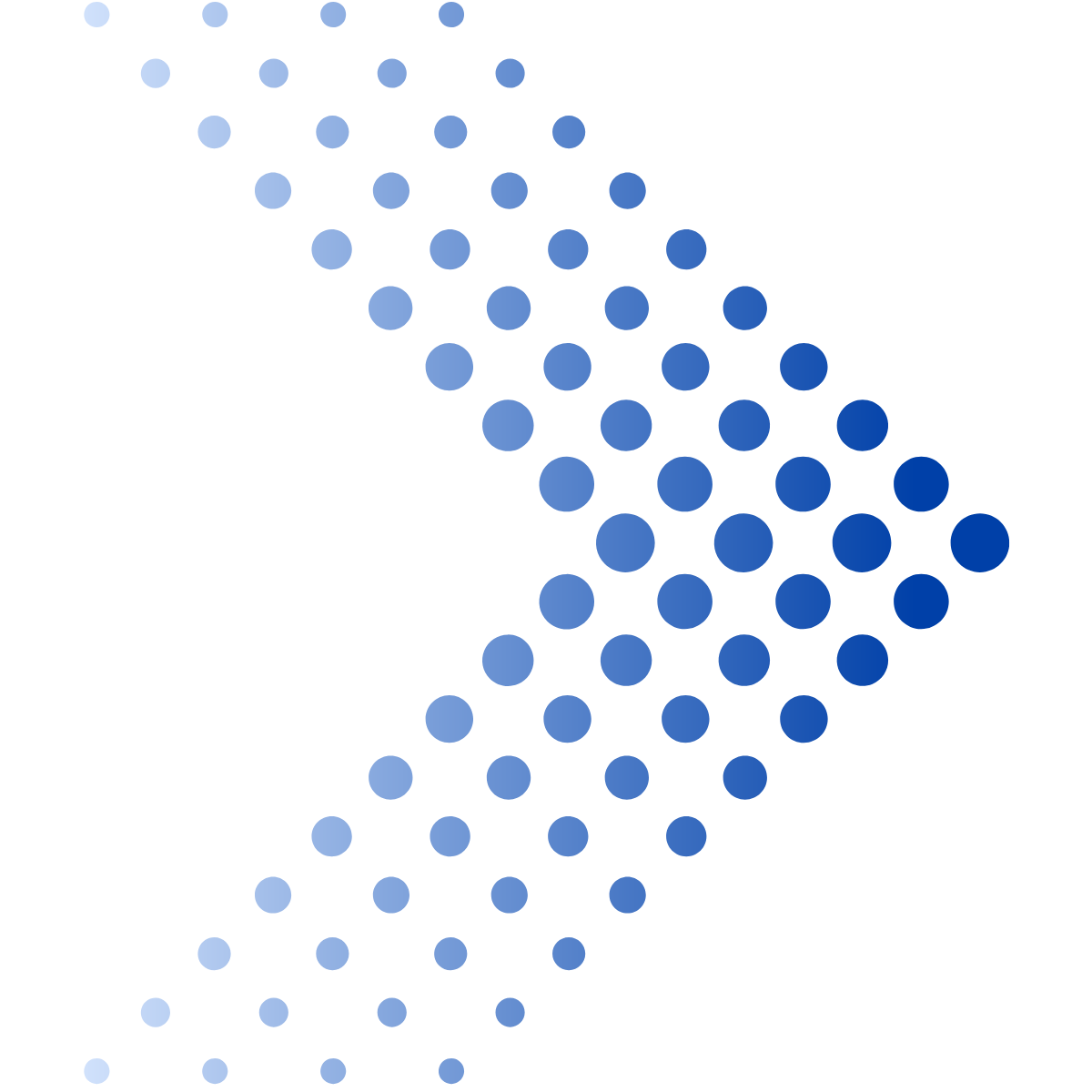 Blue dotted arrow pointing diagonally right.