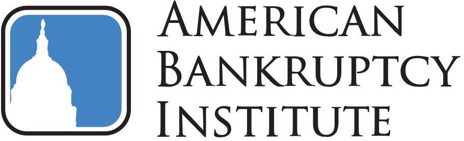 The logo for the american bankruptcy institute.