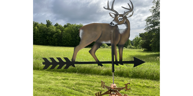 Deer weather vane