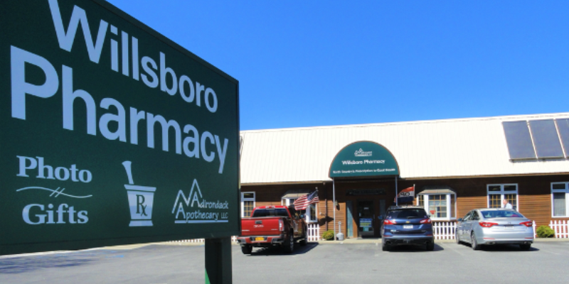 Willsboro Pharmacy Sign