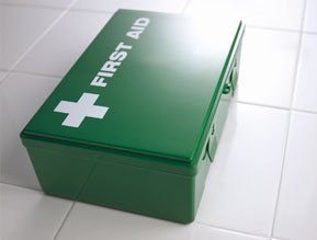 FIRST AID box