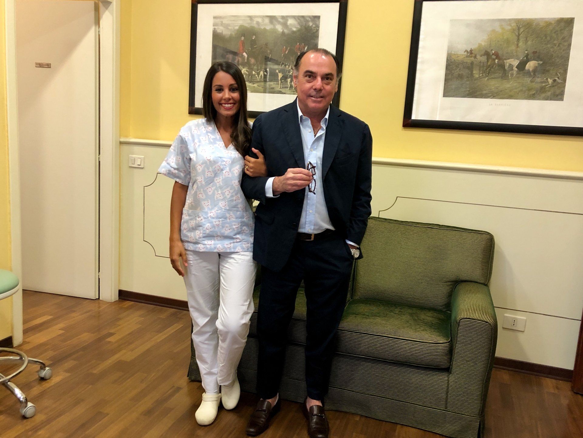 dentista e assistente