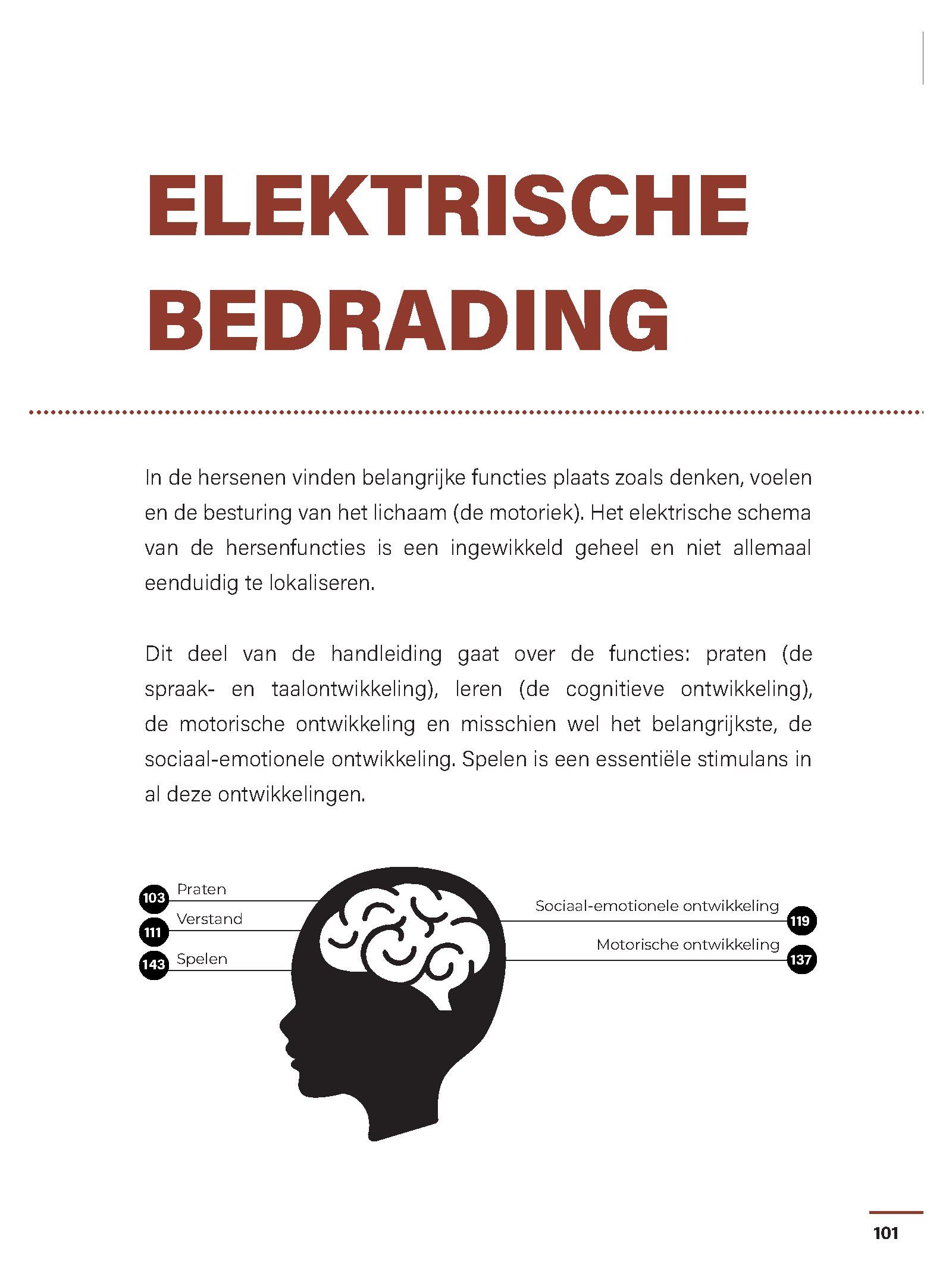 Voorbeeldpagina Handleiding: Elektrische bedrading