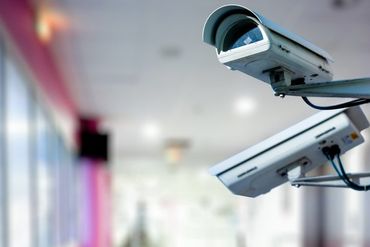 CCTV Security Camera operating in hospital
