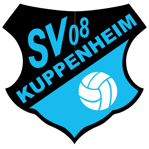 Ein blau-schwarzes Logo für SV08 Kuppenheim