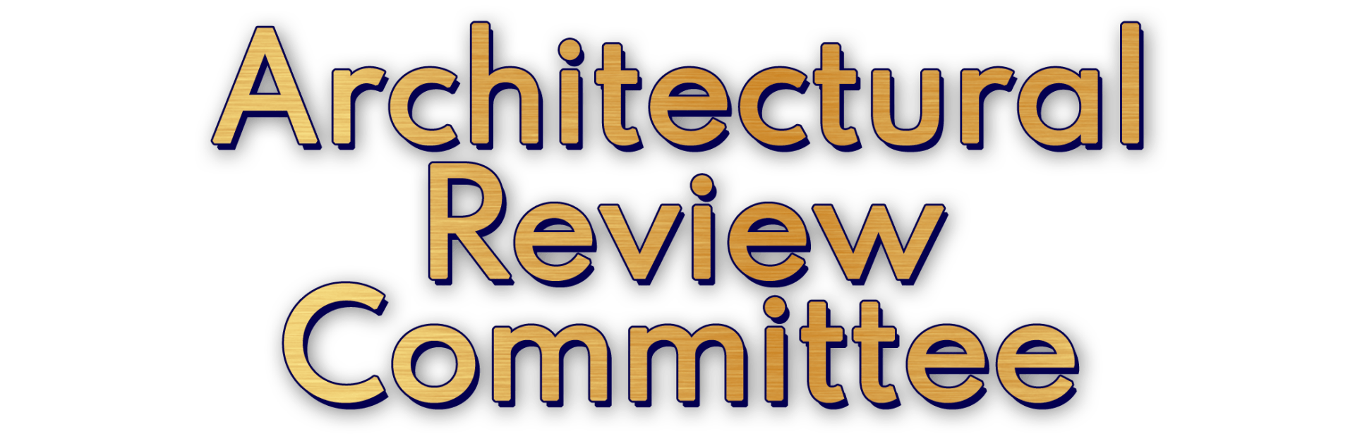 A logo for the architectural review committee
