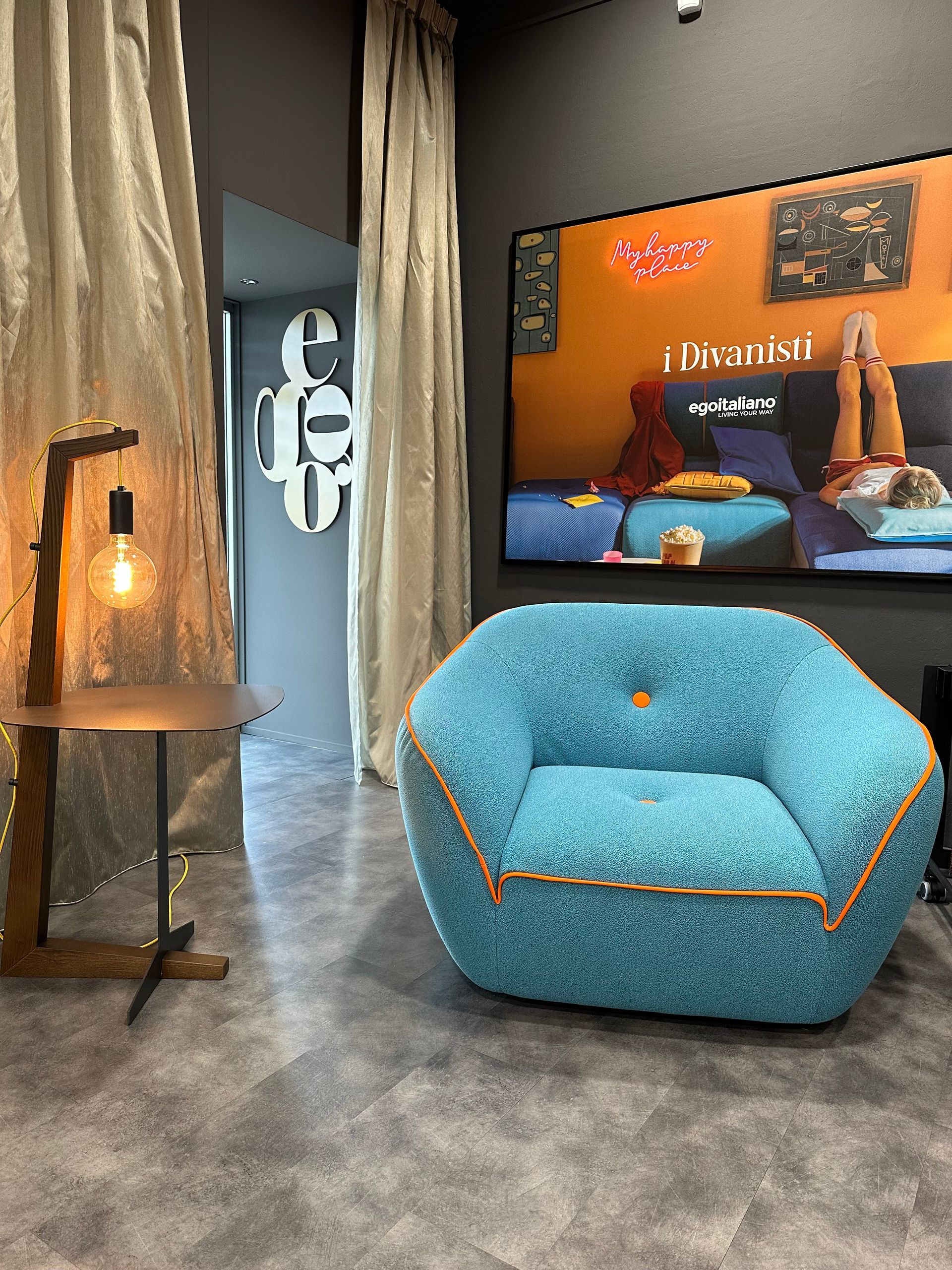poltrona turchese