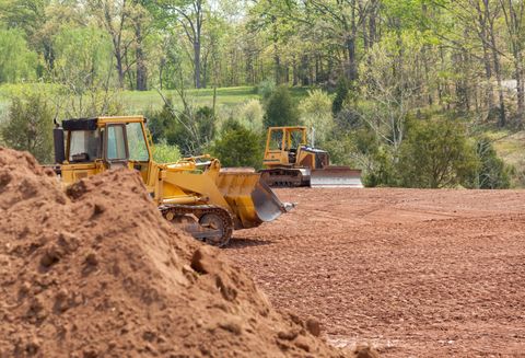 A construction bulldozer — Gordonsville, TN — Crockett-Phillips Construction Inc.