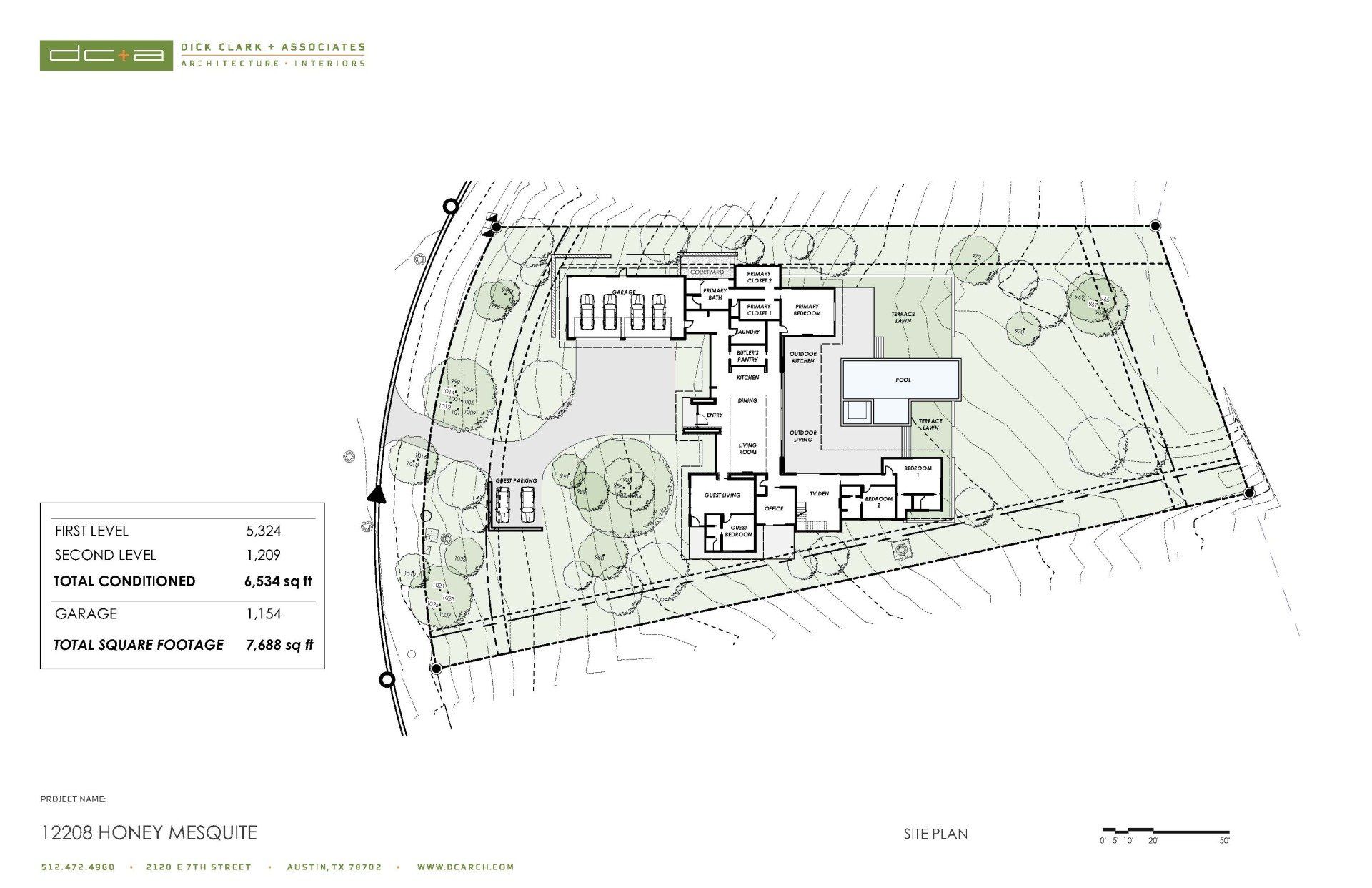 Honey Mesquite Site Plan