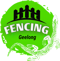 Green logo: Black fencing silhouette, white 