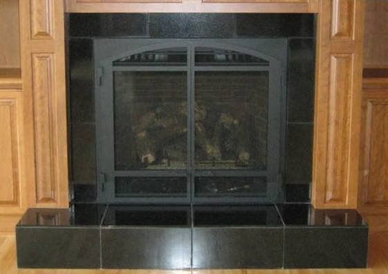 Dark Design Of Fireplace — Decorah, IA — Vick's Heating & Plumbing