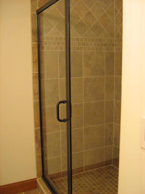 Glass Shower Door — Decorah, IA — Vick's Heating & Plumbing