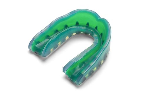 green coloured denture